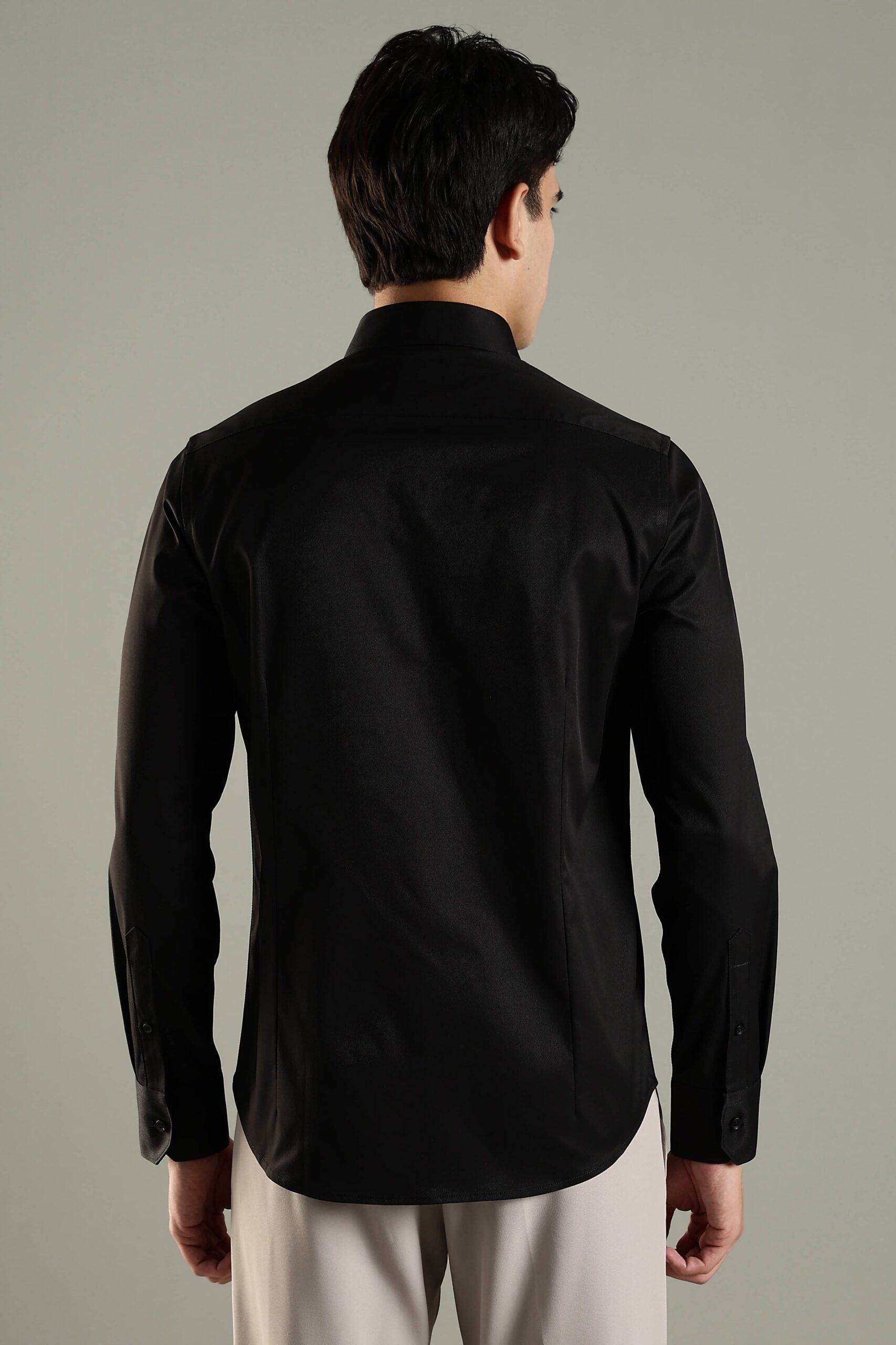 Premium party black casual shirt design
