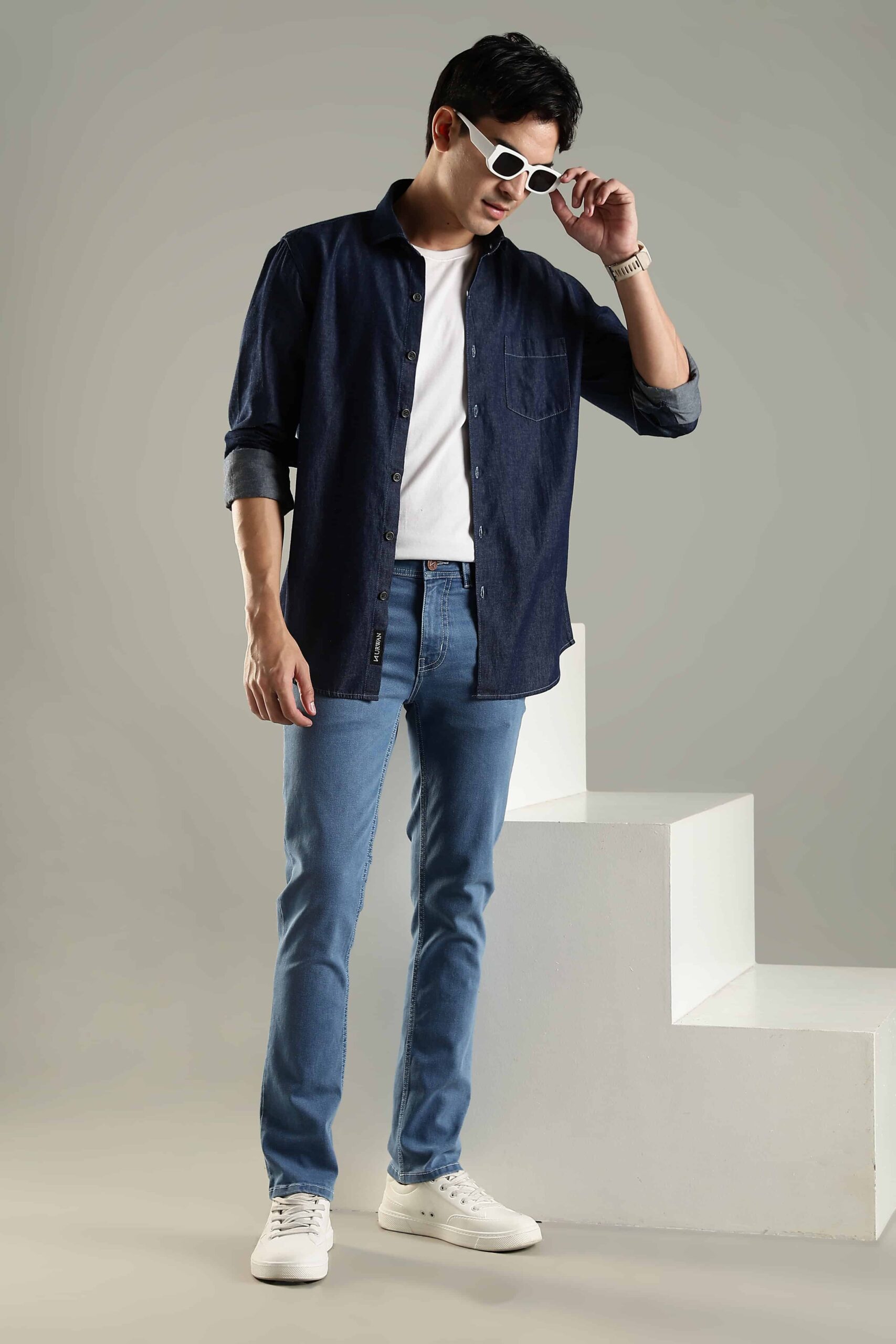 Active Denim Pant Ice Blue