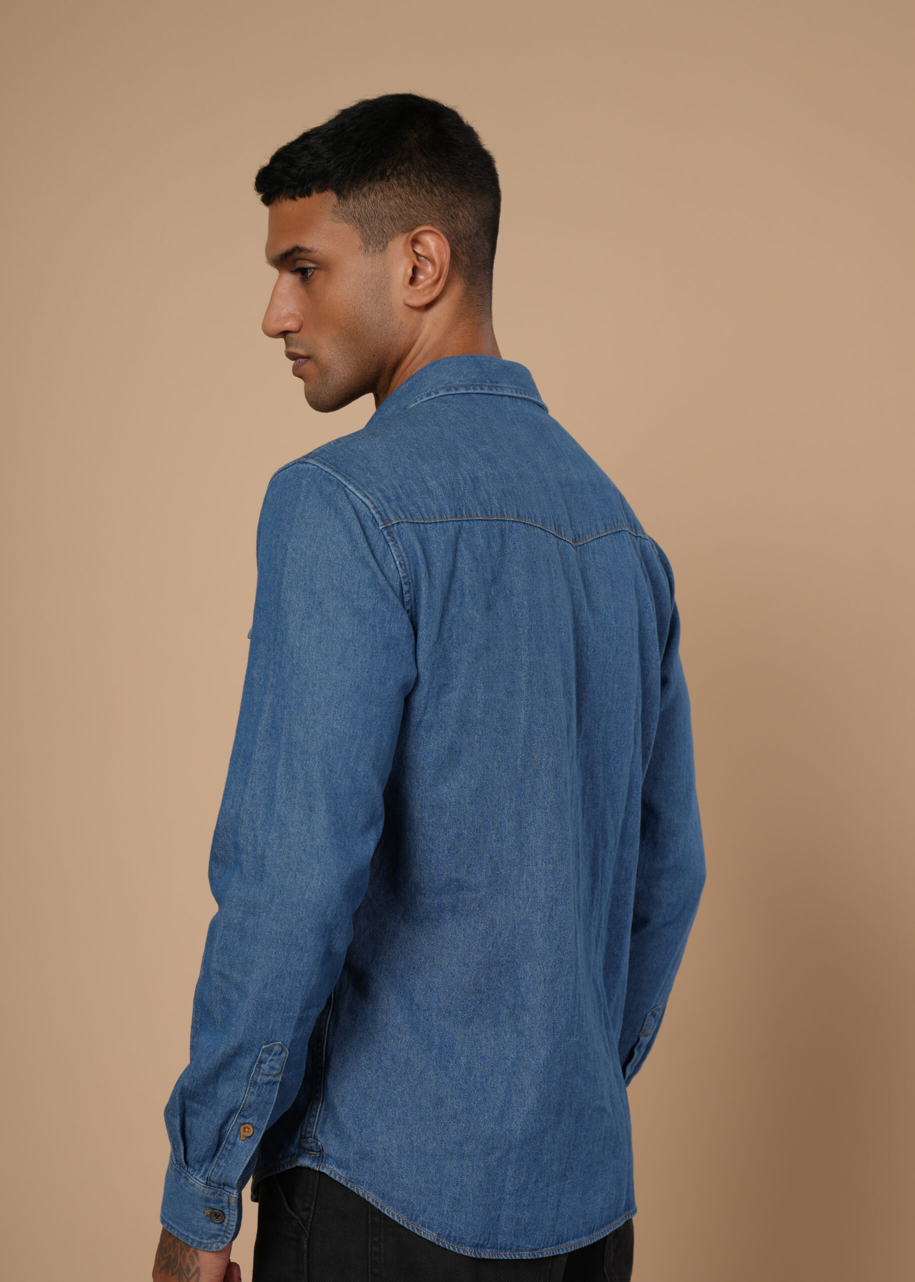 best vintage denim cool blue shirt
